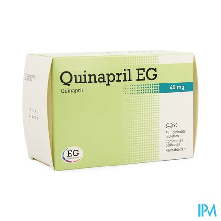 Quinapril EG 40Mg Comp 98X40Mg