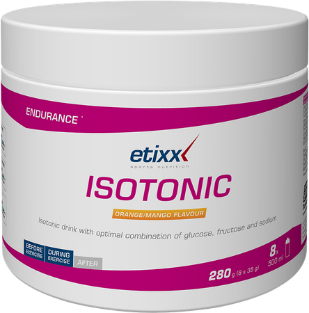 Etixx Isotonic Powder Orange Mango 280g 1