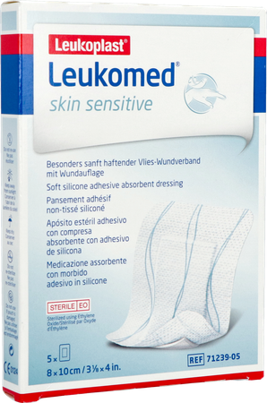 Leukomed Skin Sens. 8cmx10cm 5 5