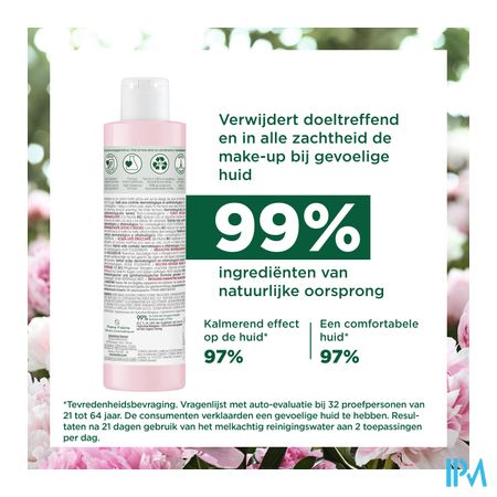 Klorane Gezicht Pioenroos Bio Melk.rein.water200ml 11