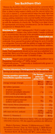 Weleda Duindoorn Elixer 200ml 5