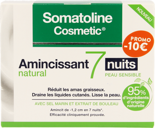 Somatoline Cosm.afslank 7 Nacht.natural 400ml -10€ 1