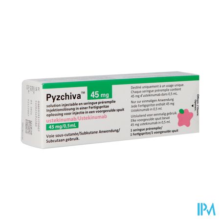 Pyzchiva 45mg Opl Inj Voorgevulde Spuit 0,5ml