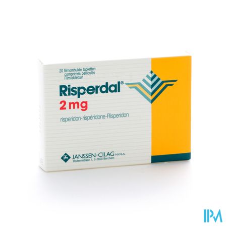 Risperdal Comp Pell 20 X 2mg