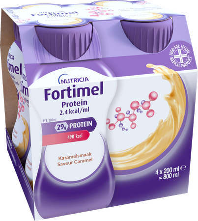 Fortimel Protein 2.4kcal Caramel 4x200ml 4