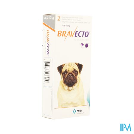 Bravecto Comp A Macher Chien 2x 250,0mg 1