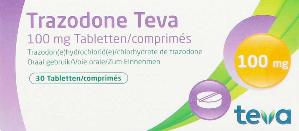 Trazodone Teva Tabl 30 X 100mg 1