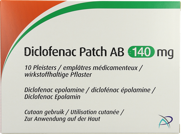 Diclofenac Patch Ab 140mg Pleister 10 1
