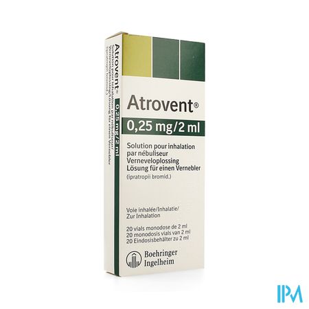 Atrovent Monodose 0,25mg/2ml Vials 20