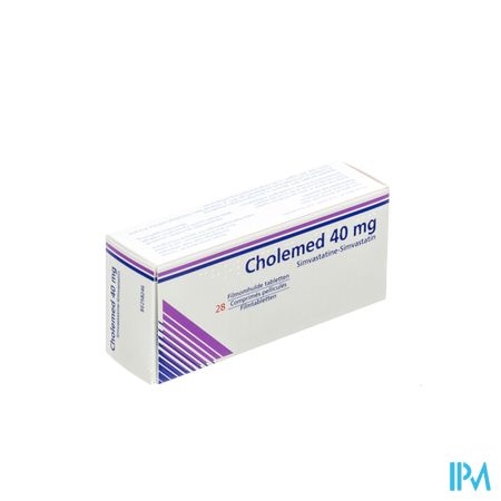 Cholemed 40mg Comp Enrob 28 X 40mg