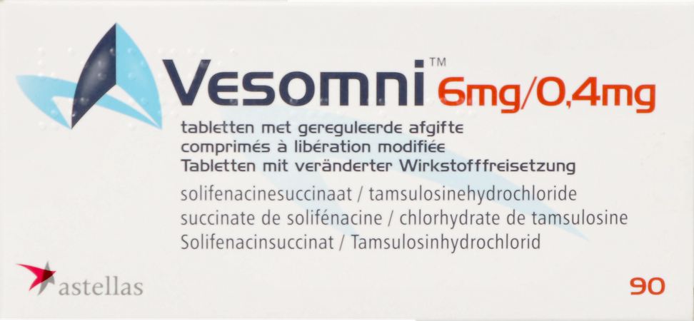 Vesomni 6mg/0,4mg Pi Pharma Verl. Afg. Comp 90 Pip 1