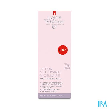 Widmer Lotion Nettoyante Micellaire N/parf 200ml