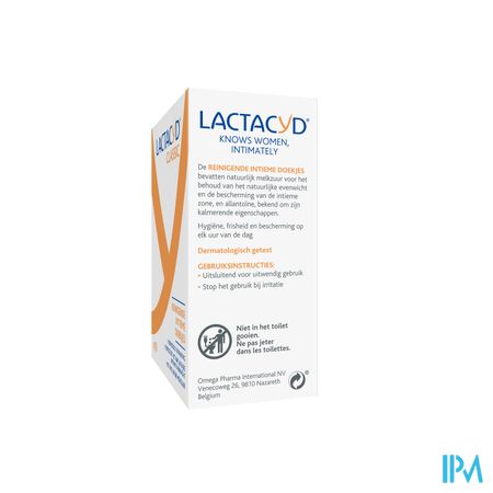 Lactacyd Intieme Wasdoekjes 10 5