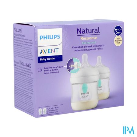 Philips Avent Natural 3.0 Airfree Biberon 2x125ml