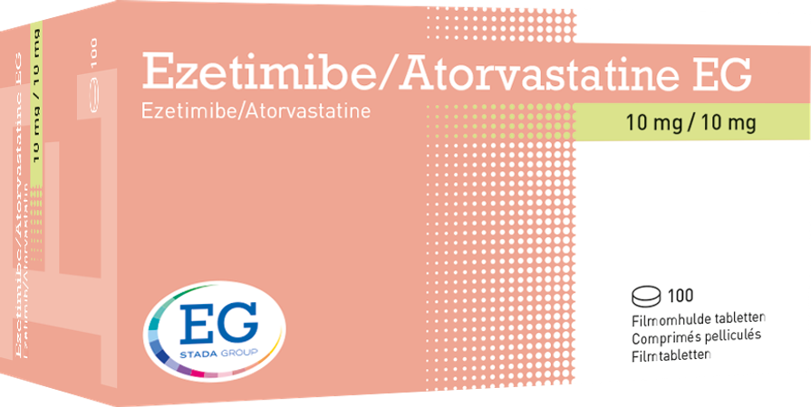 Ezetimibe/Atorvastatine EG 10/10Mg Filmomh Tabl100 2