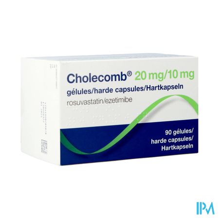 Cholecomb 20mg/10mg Harde Caps 90