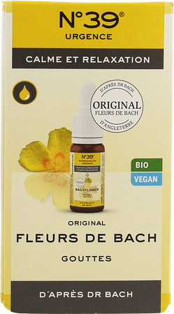 Bachbloesem N°39 Noodgevallen Druppels 10ml 2