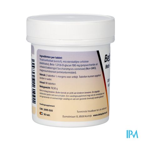 Beta-glucan 100mg Tabl 90 Deba 1