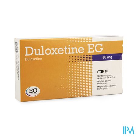 Duloxetine EG 60Mg Maagsapresist Caps 28