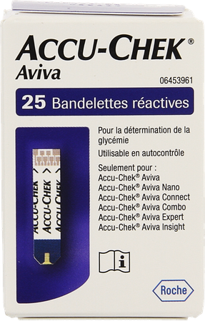 Accu Chek Aviva Teststroken 25 6453961016 6