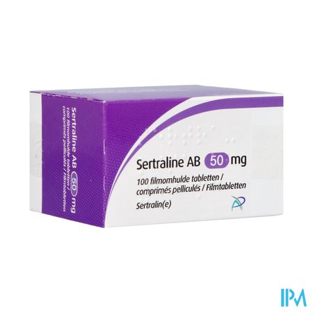 Sertraline Ab 50mg Comp Pell 100