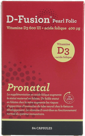D-fusion Pearl Folic Caps 84 3