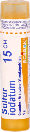 Sulfur Iodatum 15ch Gr 4g Boiron 2