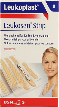 Leukosan Strip Natur. 6x6x38mm+3x6x75mm Leukoplast 3