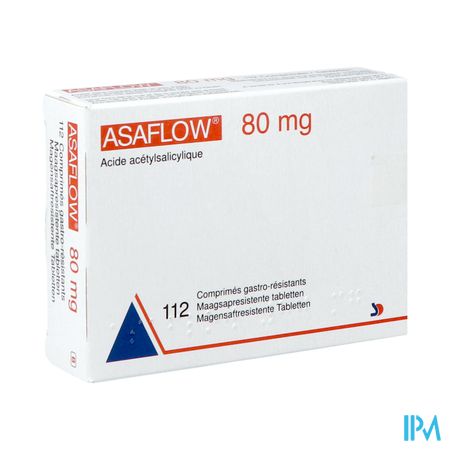 Asaflow 80mg Comp Gastro Resist Bli 112x 80mg