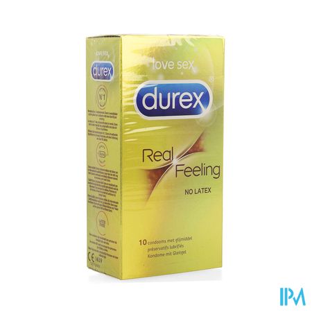 Durex Real Feeling Latex Free Condoms 10