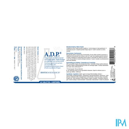 Adp Biotics Comp 60 5