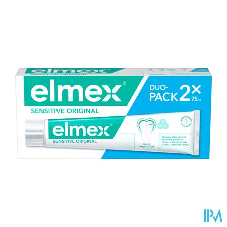 Elmex Sensitive Original Dentifrice Tube 2x75ml