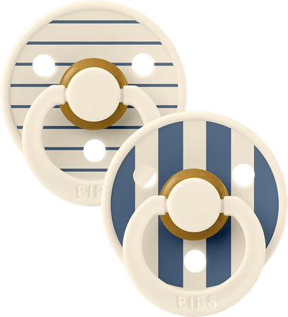 Bibs 1 Sucette Studio Duo Pin Steel Blue 1