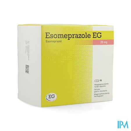 Esomeprazole EG 20Mg Harde Caps Maagsapres 98X20Mg