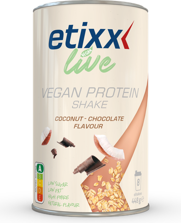 Etixx Live Vegan Protein Shake Coco-choco Pdr 448g 1