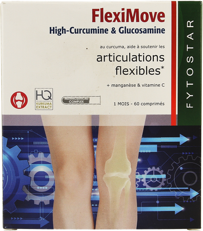 Fytostar Flexi Move Curcumine + Glucosam. Comp 60 1