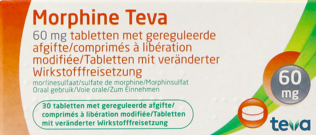 Morphine Teva 60 Comp 30x 60mg 4