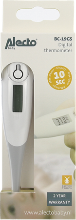 Alecto Thermometre Digital Gris 1
