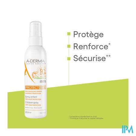 Aderma Protect Spray Kind Spf50+ 200ml 14