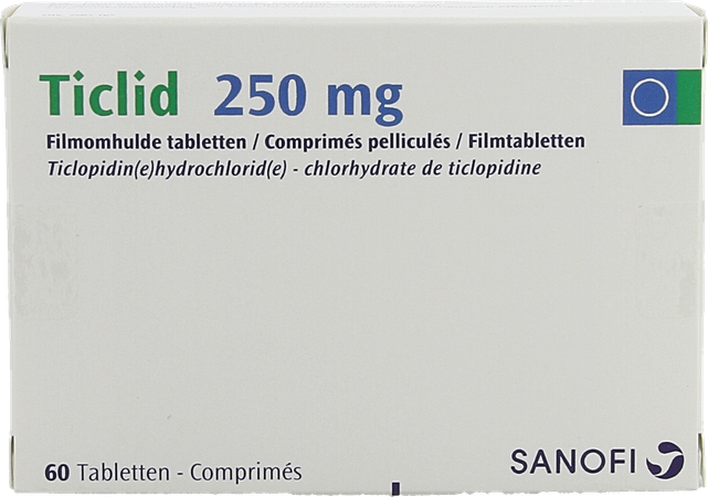 Ticlid 250mg Impexeco Tabl 60 X 250mg Pip 1