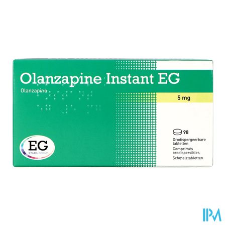 Olanzapine Instant 5Mg EG Tabl Orodisp 98X5Mg 3