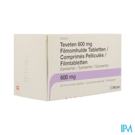 Teveten 600 Comp 98 X 600mg