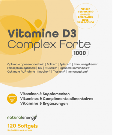 Vitamine D Complex Forte 1000ui 120 Natural Energy 5
