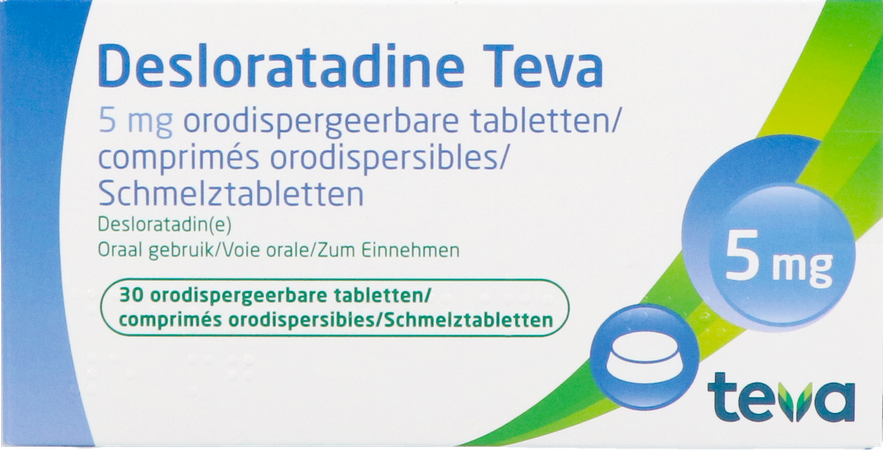 Desloratadine Teva 5mg Orodisp Tabl 30 X 5mg 2