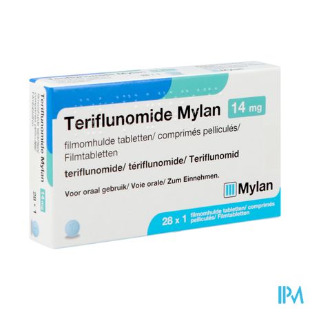 Teriflunomide Mylan 14mg Filmomh Tabl 28