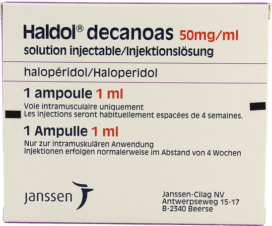 Haldol Decanoas Amp 1 X 1ml/50mg/ml 4