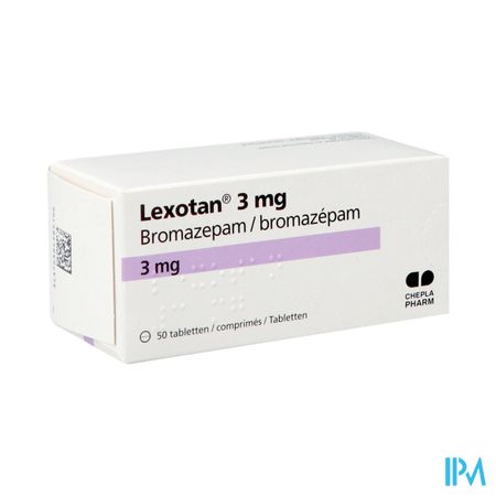 Lexotan 3mg Comp 50x 3mg