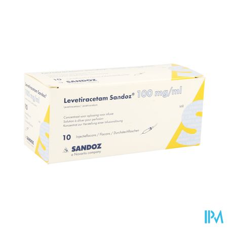 Levetiracetam Sandoz Conc Opl Inf Inj 10 Fl 5ml