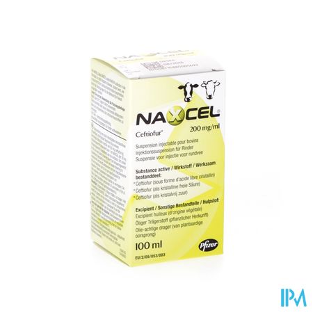 Naxcel 200mg/ml Rundvee Susp. Inj. 100ml