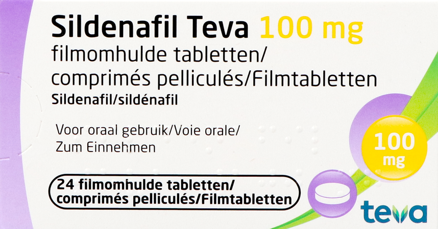 Sildenafil Teva 100mg Filmomh Tabl 24x 100mg 2